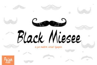 Black Miesee: A Playful and Original Display Font with Unique Charm