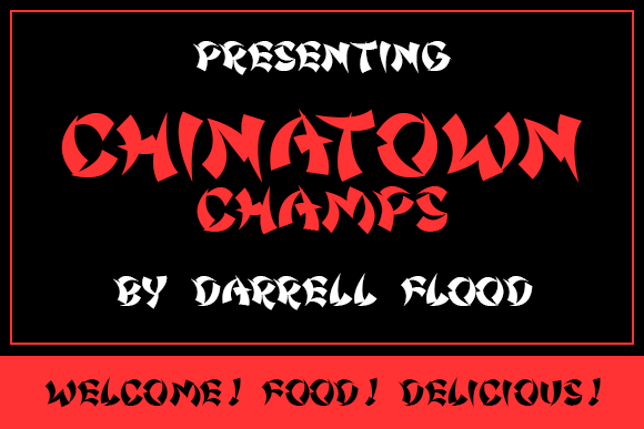 Chinatown Champs: A Bold Font for Asian Themes