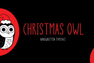 Christmas Owl Font Evaluation