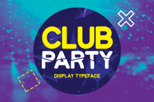 Club Party: A Cheerful Display Font for Lively Visual Communication
