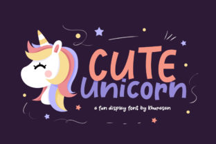 Cute Unicorn Font for Creative Projects