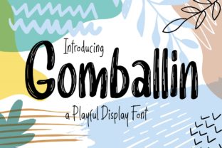 Gomballin: A Playful and Sweet Display Font for Modern Design