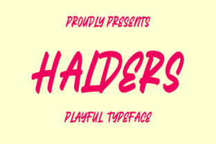 Halders: A Fresh Approach to Typography