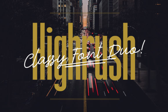 Highrush Duo: A Timeless Font Pair for Modern Design
