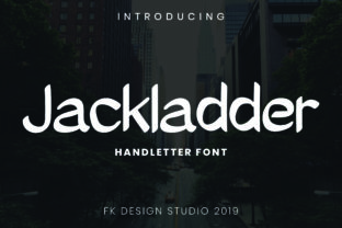 Jackladder: A Unique Display Font for Modern Design