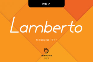 Lamberto Italic: Bold, Modern, Timeless