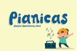 Pianicas: A Playful Font for Kids-Themed Designs