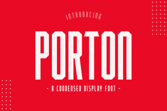 Porton: A Versatile and Bold Display Font for Modern Design