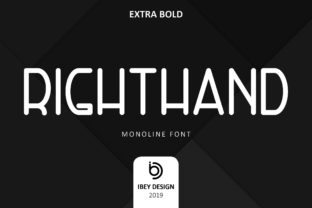 Right Hand Extra Bold: A Modern Font for Every Need