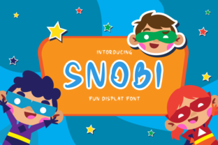 Snobi: A Bold, Whimsical Display Font