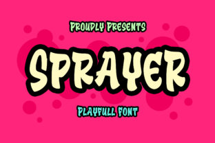 Sprayer: A 90s-Inspired Font with Energy